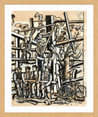 Fernand Léger, Les Constructeurs au vélo — oak frame