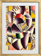 Fernand Léger, Les deux acrobates — gold frame
