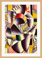 Fernand Léger, Les deux acrobates — oak frame