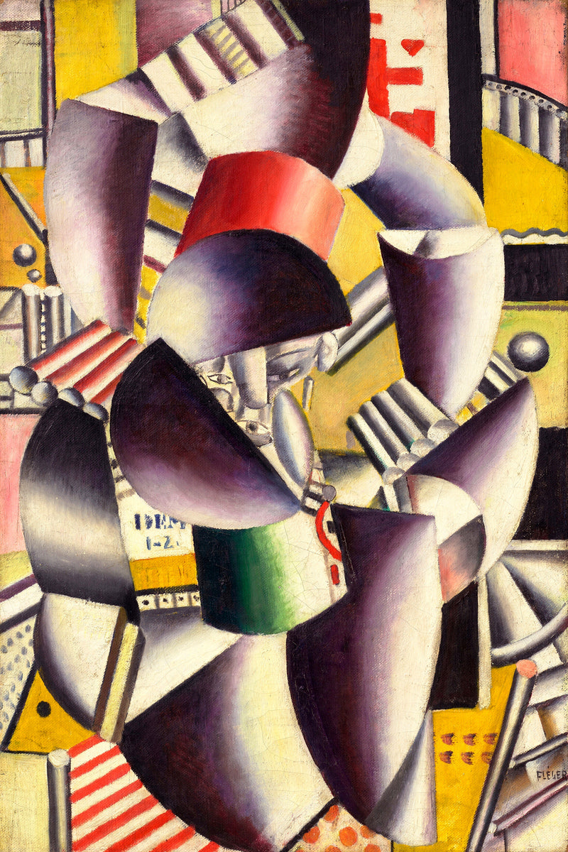 Fernand Léger, Les deux acrobates — unframed