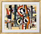 Fernand Léger, Les Disques dans la ville — gold frame