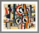 Fernand Léger, Les Disques dans la ville — light grey frame