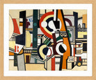 Fernand Léger, Les Disques dans la ville — oak frame