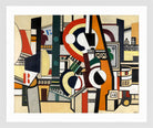 Fernand Léger, Les Disques dans la ville — white frame