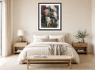 Fernand Leger Print, Les Fumeurs (The Smokers) displayed above a bed