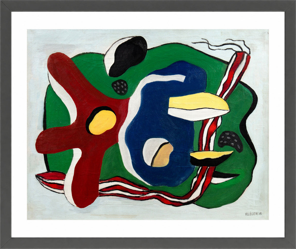 Fernand Léger, L’Étoile de mer — dark grey frame