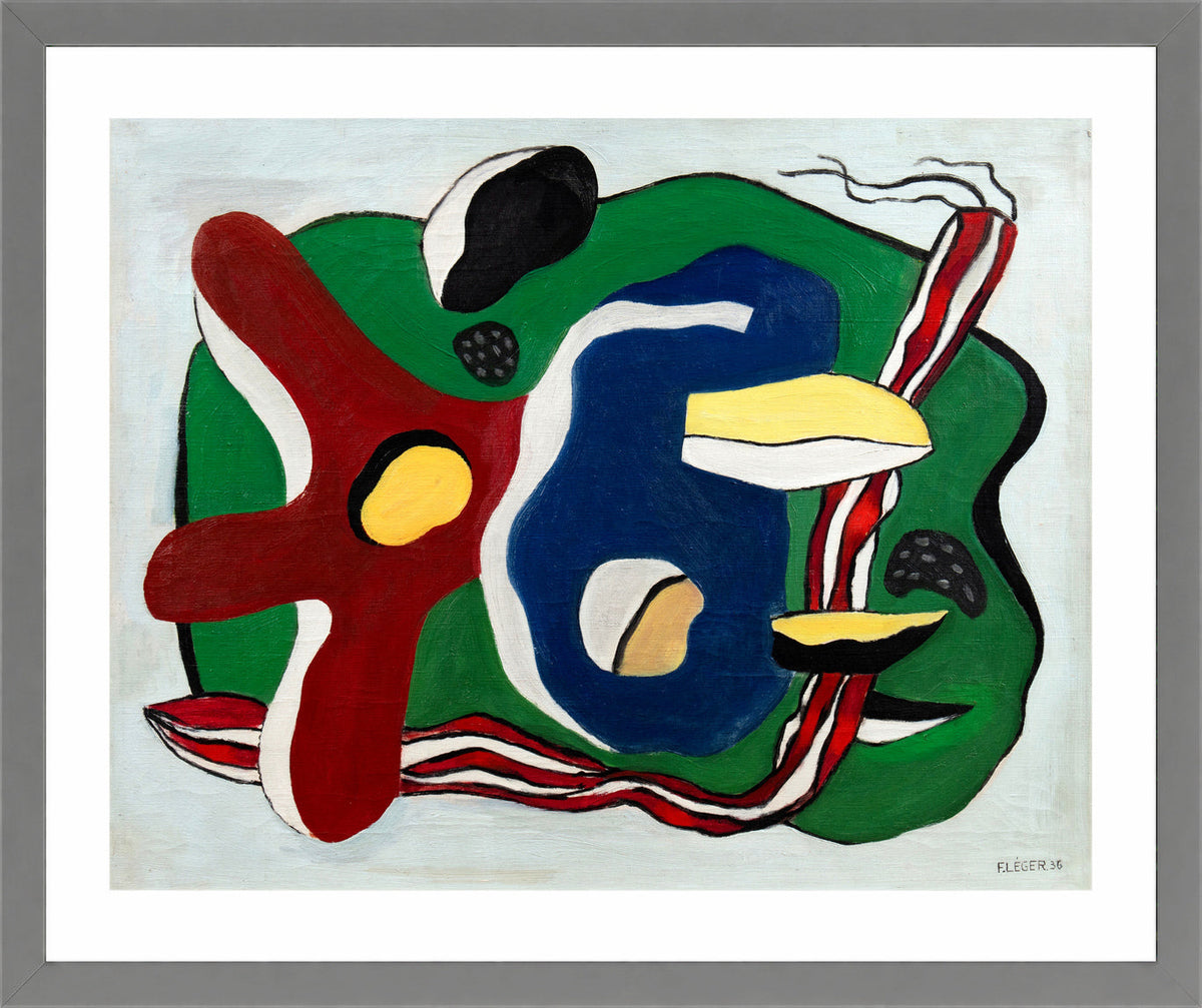 Fernand Léger, L’Étoile de mer — light grey frame