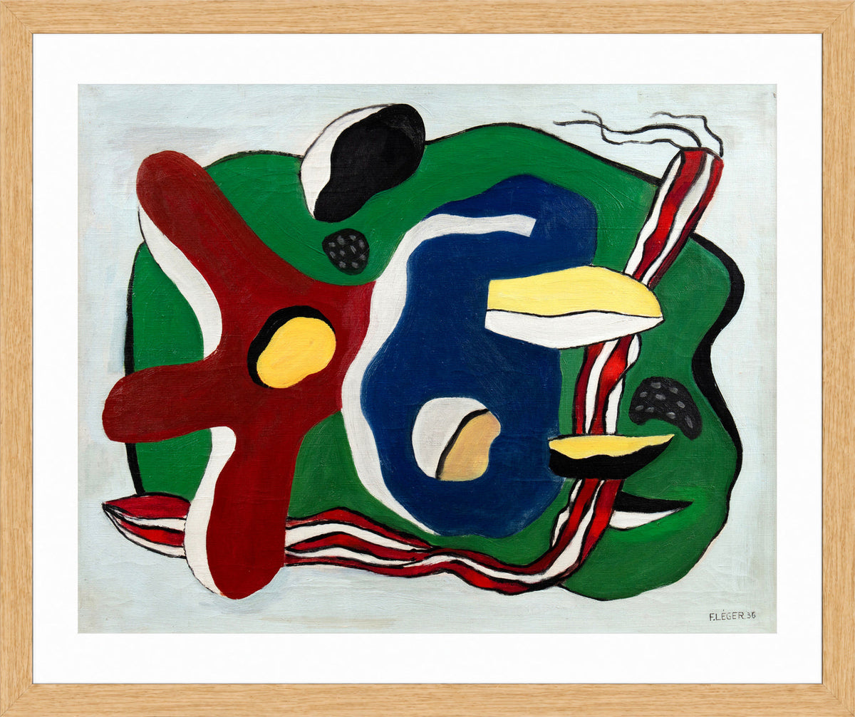Fernand Léger, L’Étoile de mer — oak frame