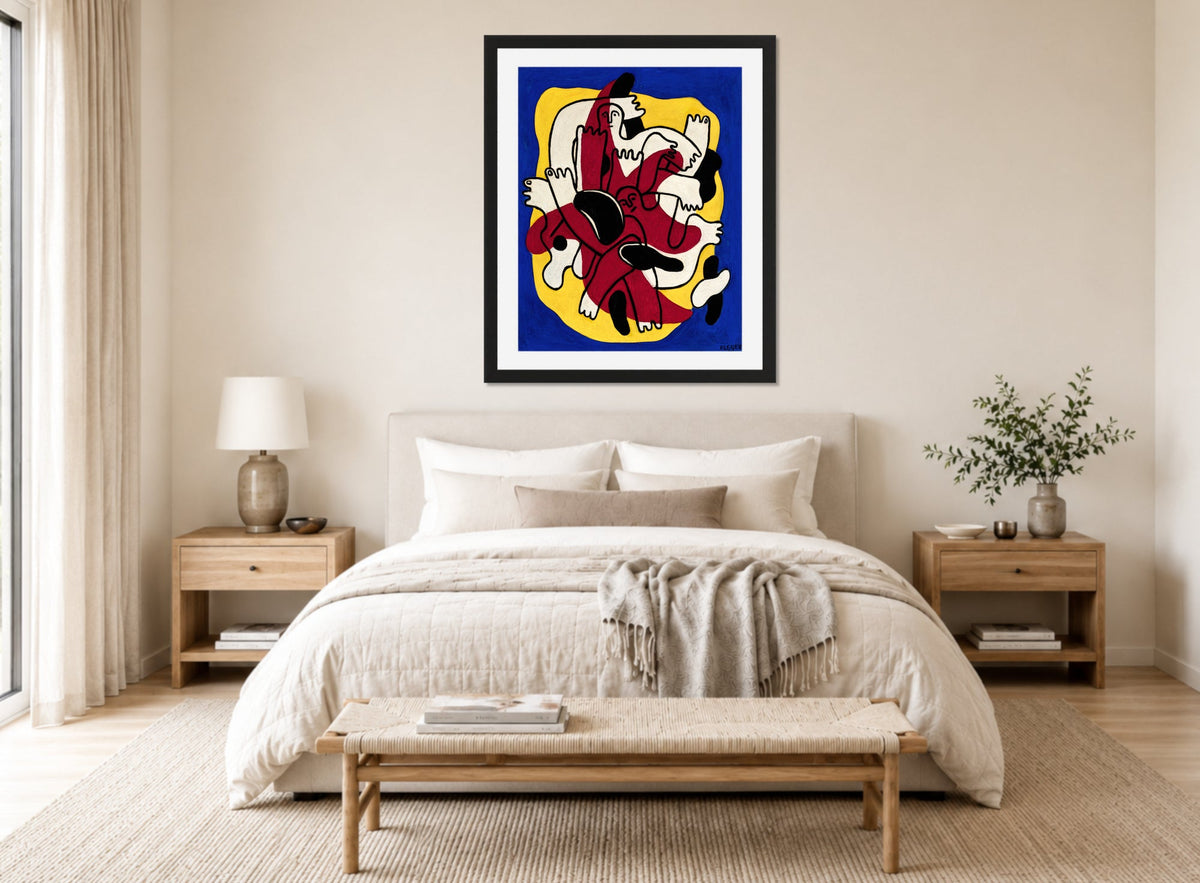Fernand Léger, L’Étoile rouge (Les Plongeurs) — bedroom