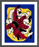 Fernand Léger, L’Étoile rouge (Les Plongeurs) — dark grey frame