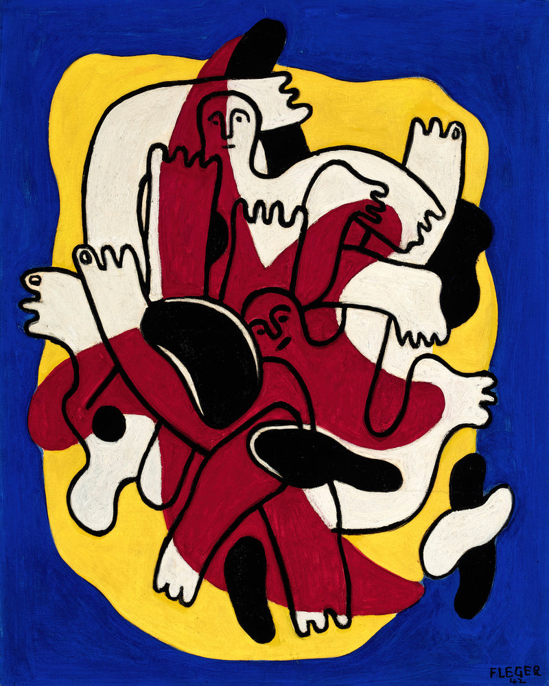 Fernand Léger, L’Étoile rouge (Les Plongeurs) — unframed