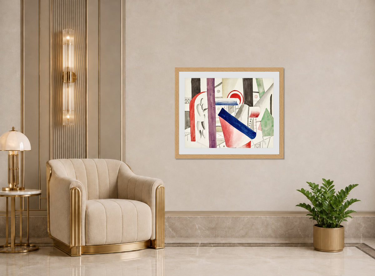 Fernand Léger, L’Usine — art deco roomset