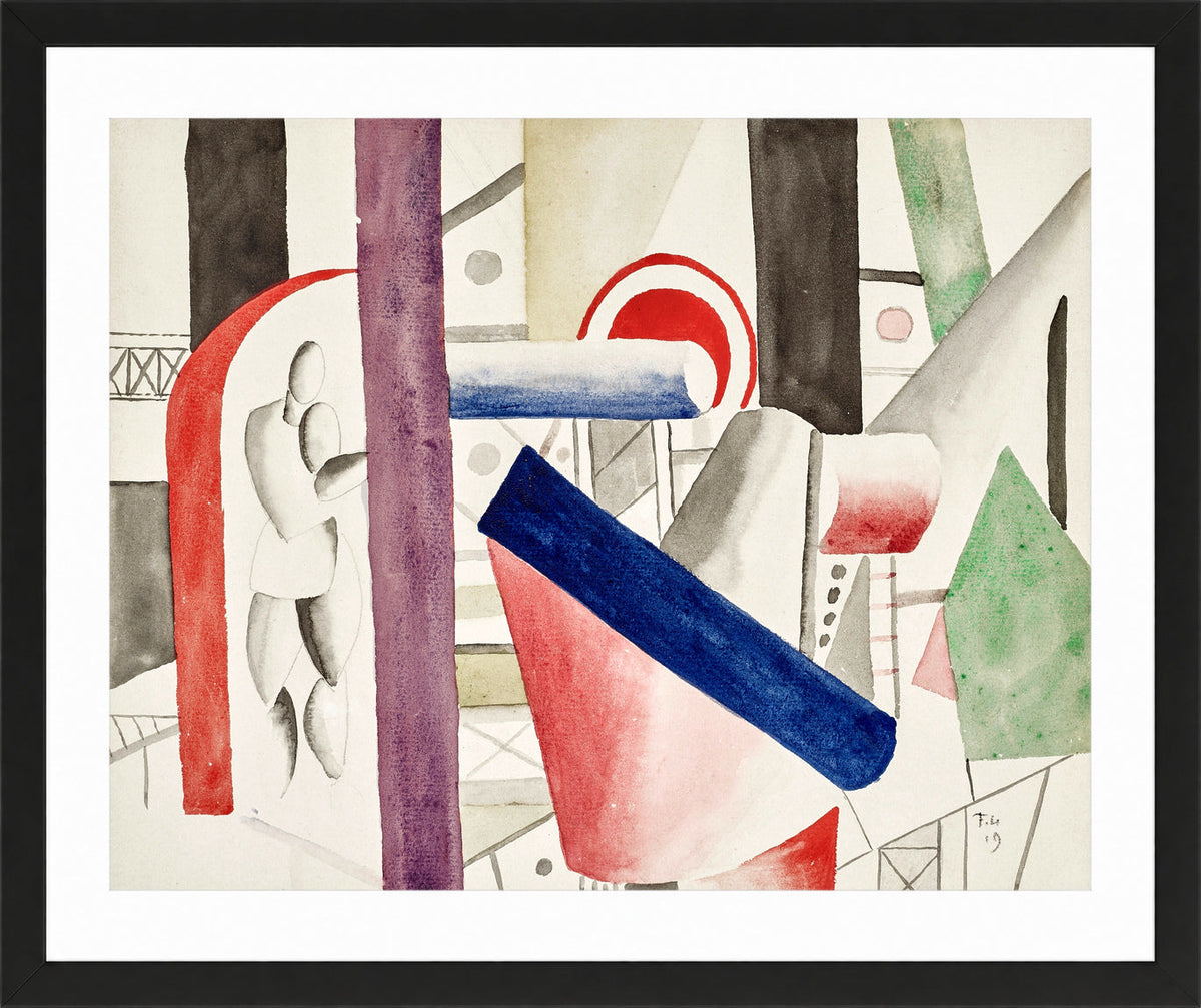 Fernand Léger, L’Usine — black frame