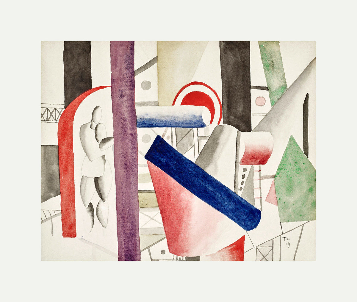 Fernand Léger, L’Usine — rolled canvas
