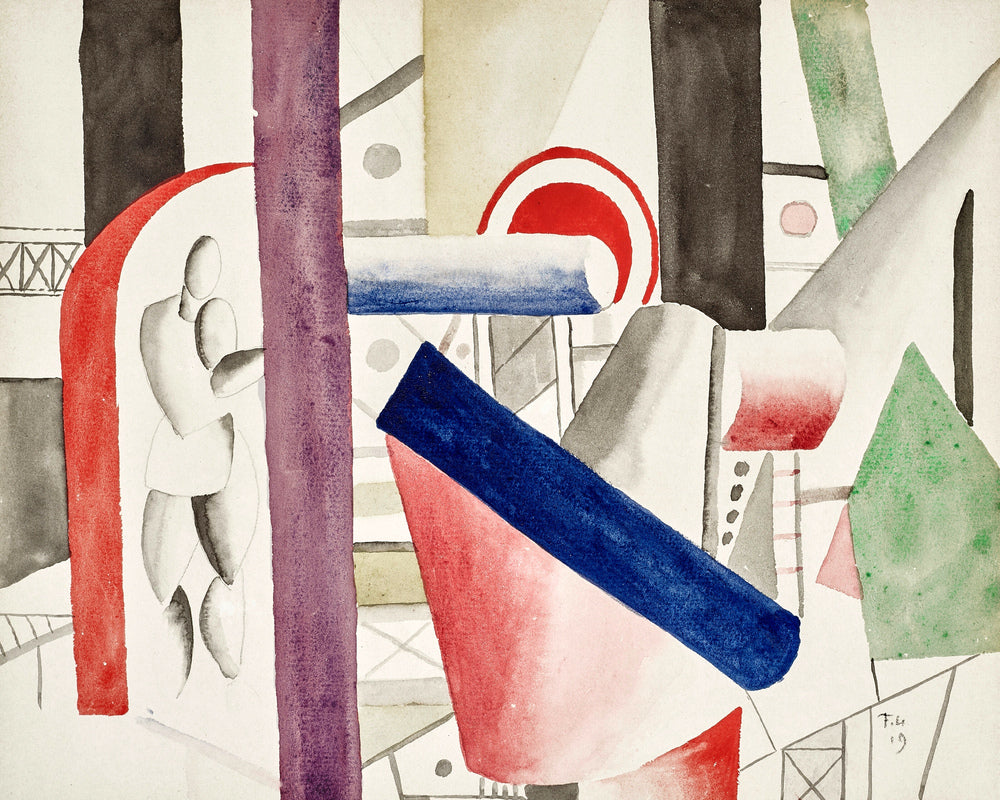 Fernand Léger, L’Usine — unframed