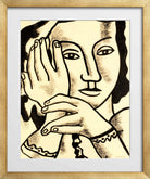 Fernand Léger, Nadia — gold frame
