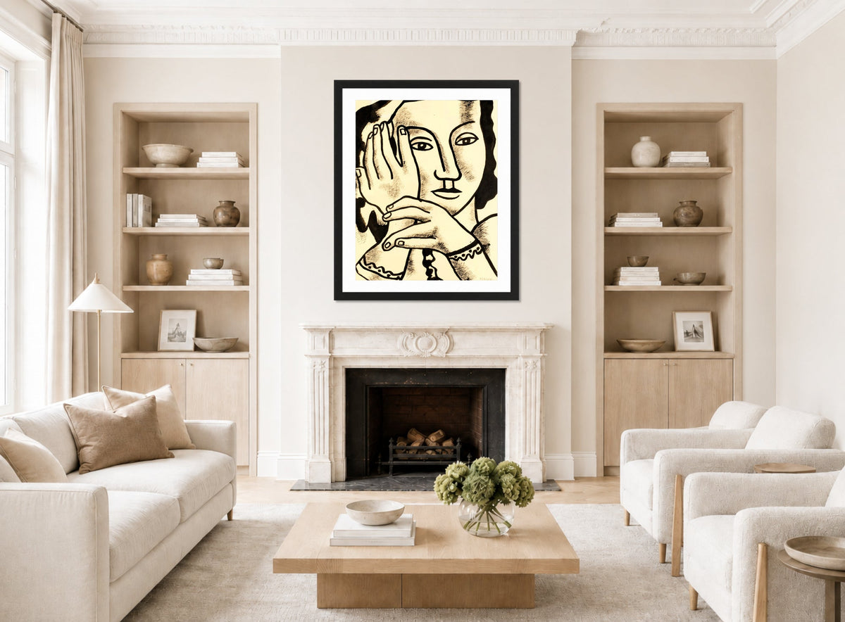 Fernand Léger, Nadia — living room roomset
