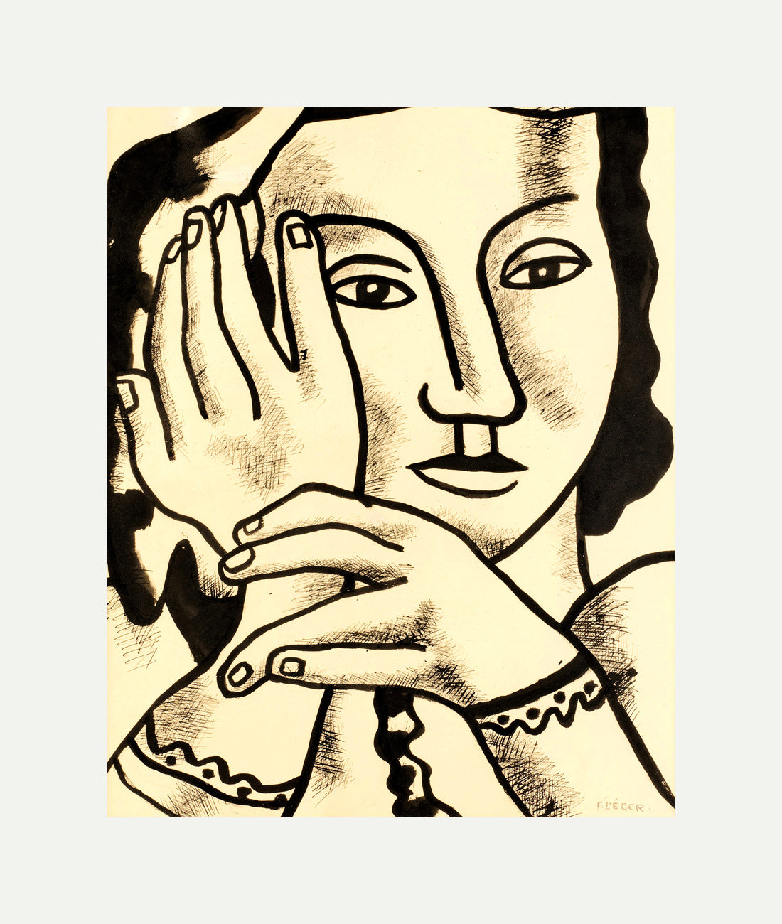 Fernand Léger, Nadia — rolled canvas