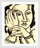 Fernand Léger, Nadia — white frame
