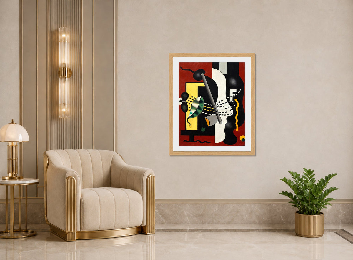 Fernand Léger, Nature morte — art deco roomset