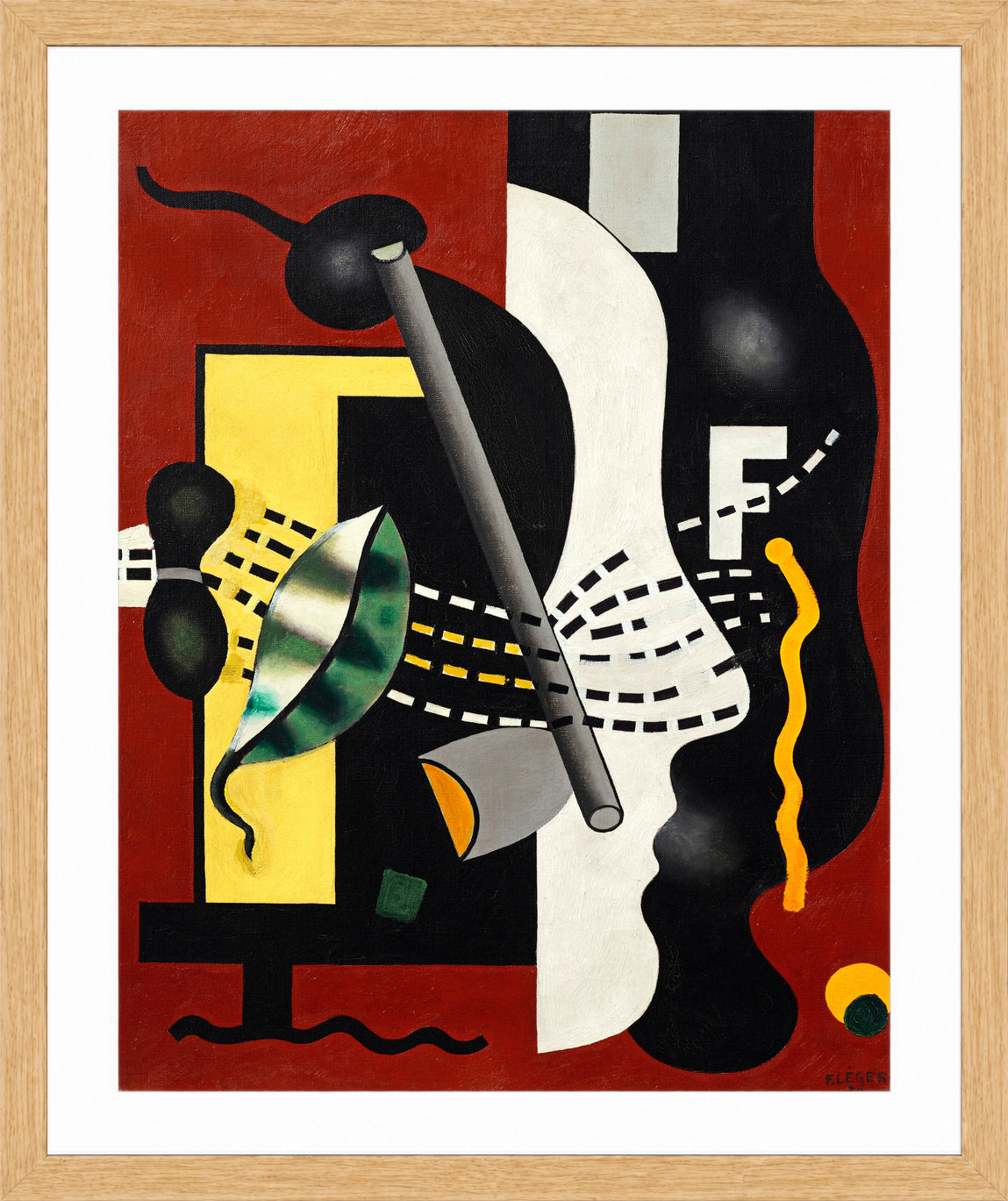 Fernand Léger, Nature morte — oak frame