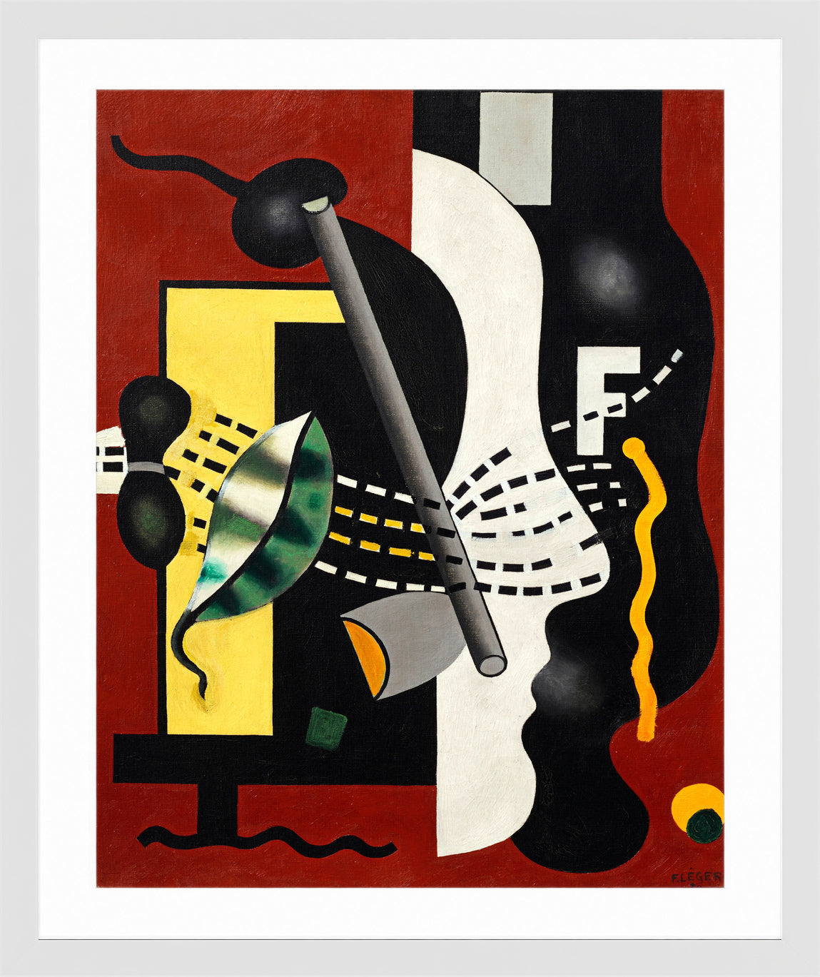 Fernand Léger, Nature morte — white frame