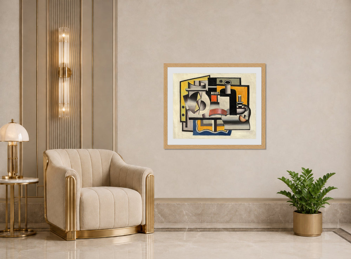 Fernand Léger, Nature morte (1er état) — art deco roomset