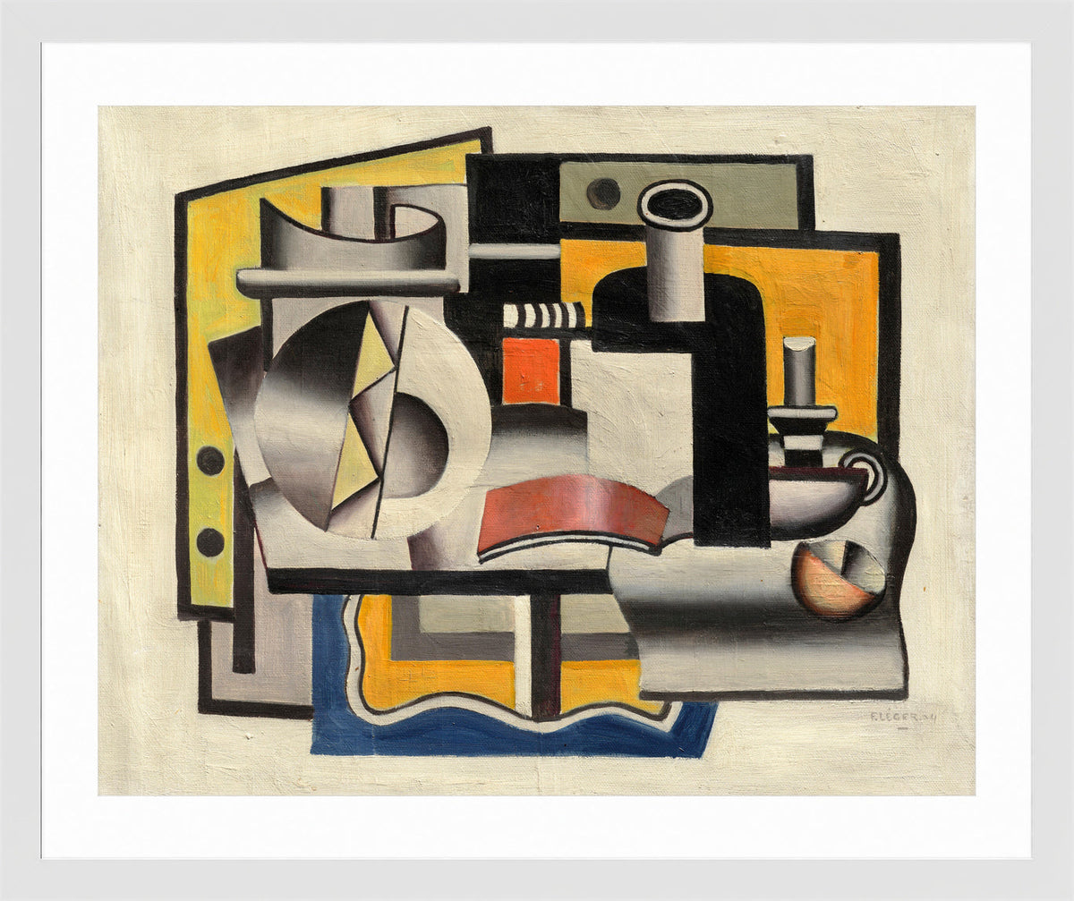 Fernand Léger, Nature morte (1er état) — white frame