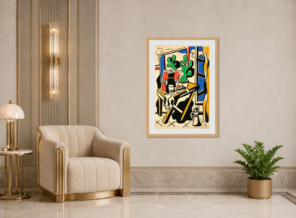 Fernand Léger, Nature morte dans la cuisine — art deco roomset