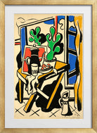 Fernand Léger, Nature morte dans la cuisine — gold frame