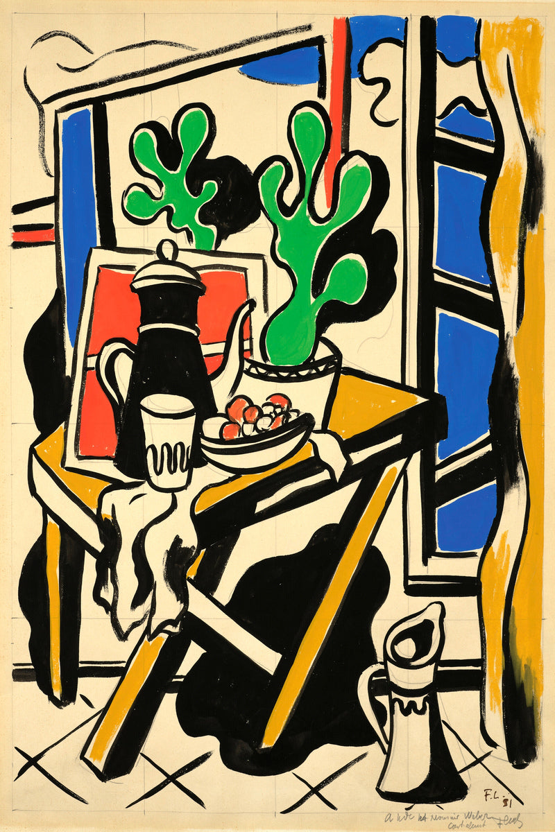 Fernand Léger, Nature morte dans la cuisine — unframed