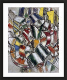 Fernand Leger Print, Nature morte (Still life) in a black frame