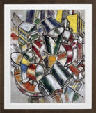 Fernand Leger Print, Nature morte (Still life) in a brown frame