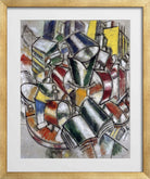 Fernand Leger Print, Nature morte (Still life) in a gold frame