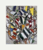 Fernand Leger Print, Nature morte (Still life) with an off-white border for rolled canvas