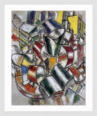 Fernand Leger Print, Nature morte (Still life) in a white frame