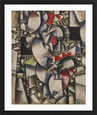 Fernand Leger Print, Nude Model in the Studio (Le modèle nu dans l'atelier) in a black frame
