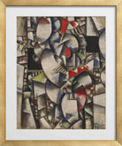 Fernand Leger Print, Nude Model in the Studio (Le modèle nu dans l'atelier) in a gold frame