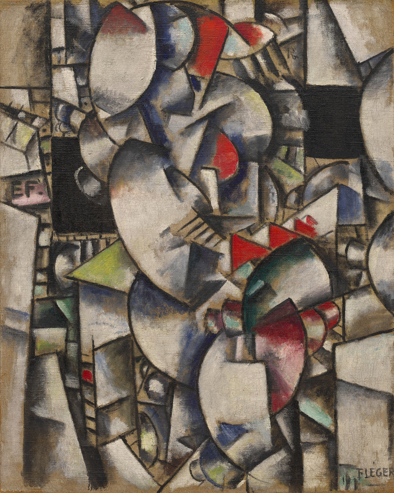 Fernand Leger Print, Nude Model in the Studio (Le modèle nu dans l'atelier) as an unframed print
