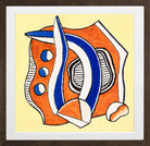 Fernand Léger, Ohne Titel (Composition) — brown frame