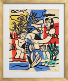 Fernand Léger, Partie de campagne — gold frame