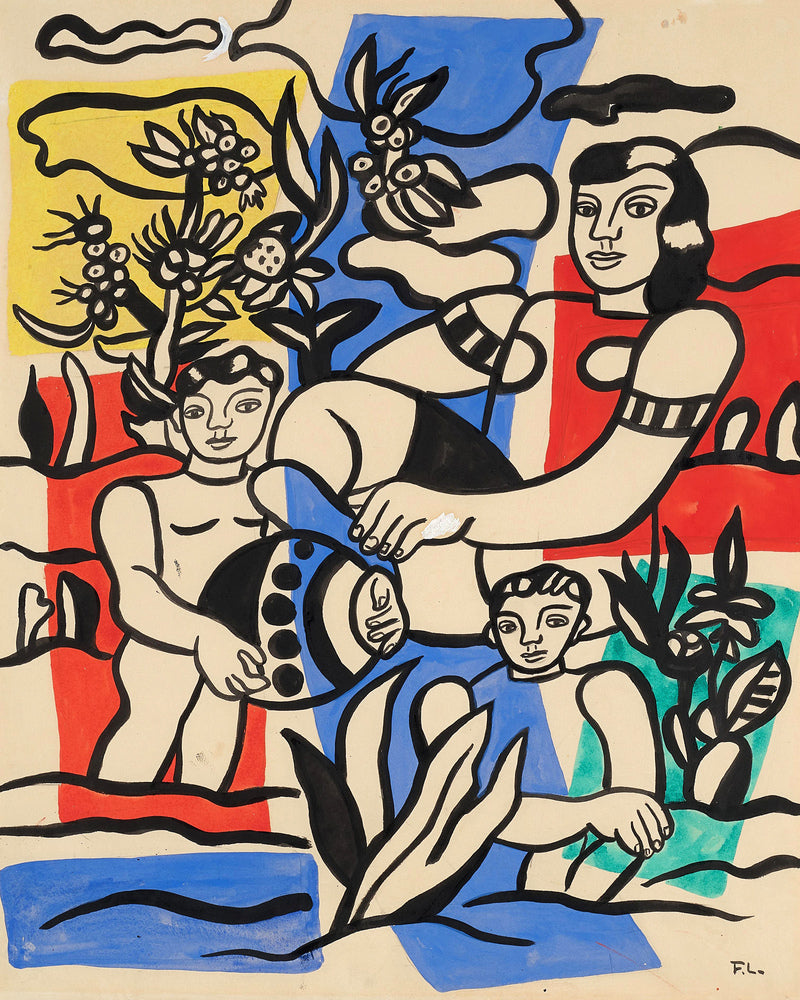 Fernand Léger, Partie de campagne — unframed