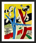 Fernand Léger, Paysage animé — black frame