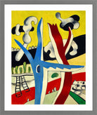 Fernand Léger, Paysage animé — light grey frame