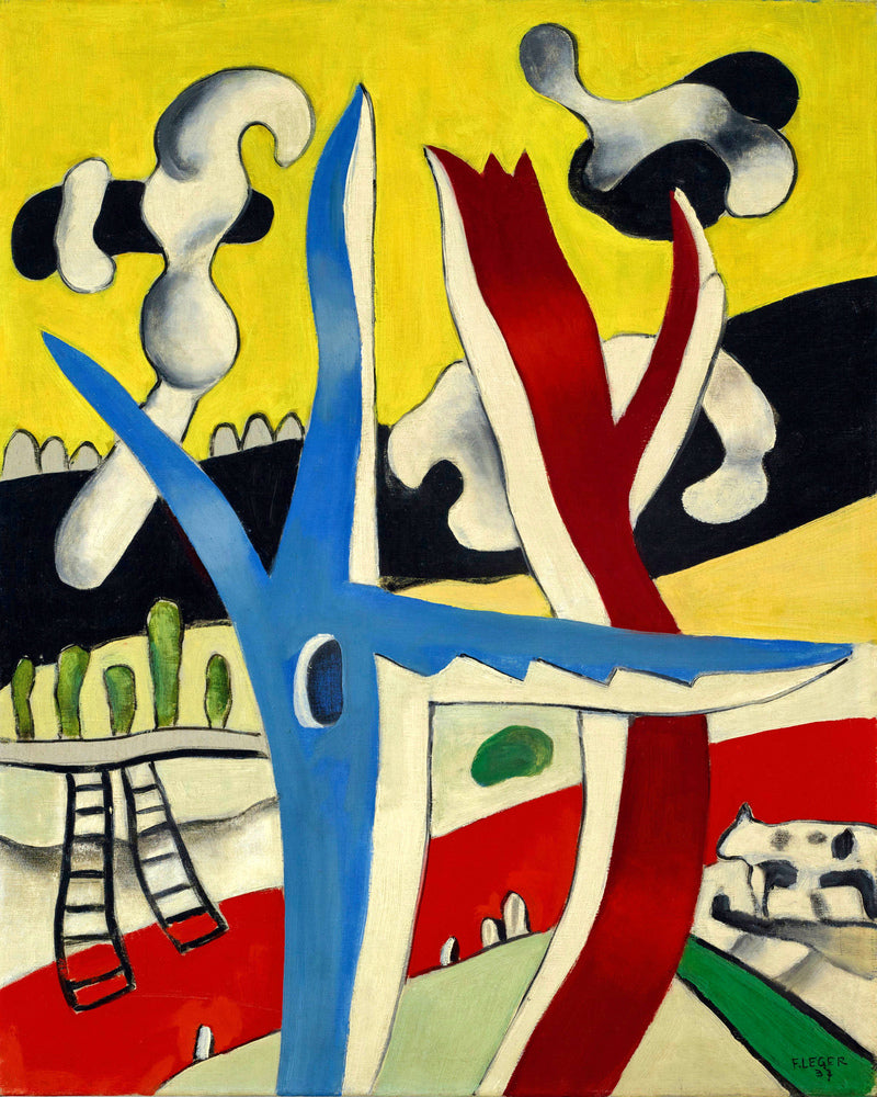 Fernand Léger, Paysage animé — unframed