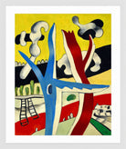 Fernand Léger, Paysage animé — white frame