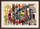Fernand Léger, Paysage de Seine et Oise — brown frame