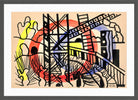 Fernand Léger, Paysage de Seine et Oise — dark grey frame