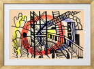 Fernand Léger, Paysage de Seine et Oise — gold frame