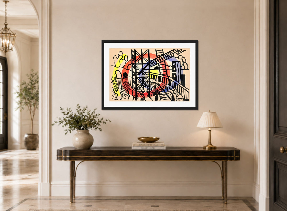 Fernand Léger, Paysage de Seine et Oise — hallway